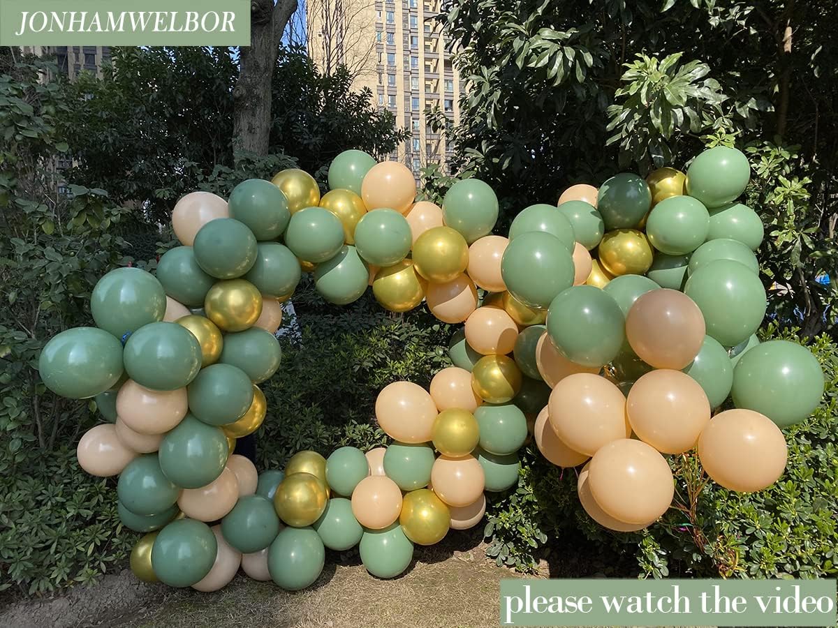 Jonhamwelbor Nude Balloons 12 inch 100 Pack Beige Retro Apricot Matte Skin Color Latex Helium Balloons for Birthday Baby Shower Wedding Party Decorations