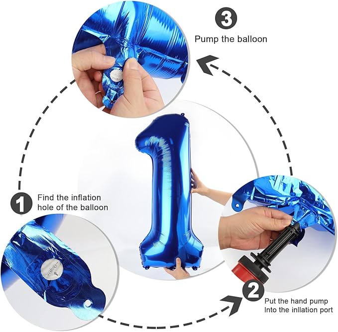 Number Dark Blue Balloon 27, Large Happy 27 Birthday Decoration for Men & Women 2 7 27 72, Foil Number Balloons for Wedding Graduation Celebration Anniversary Supplies