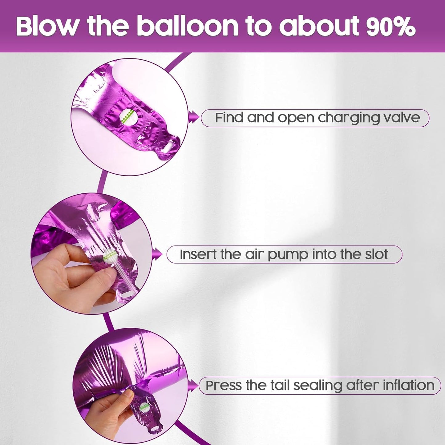 2026 Balloon - Rosy Purple Birthday Number Balloons, 40 Inch Large Foil Balloons for Men Women Boys Girls Rosy Purple Themed Birthday Decorations,Number 2026 Balloon