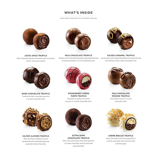 Godiva Chocolatier Signature Assorted Chocolate Truffles Gift Box – Gourmet Milk, Dark & White Chocolates – 12-Piece Gold-Ribboned Chocolate Gift Box for Birthdays, Anniversaries, Congratulations