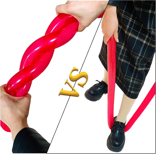 100pcs Red 260 balloons, Thickening Latex Long Twisting Balloons for Animal Model for Halloween Xmas Presents, Animal Shape Weddings, Birthdays Clowns.
