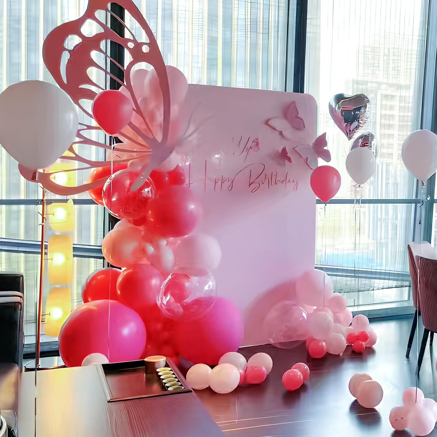 Multi-Pink Balloons Set,60pcs 12 inch multi-Pink Balloons Kit for Birthday,Baby Shower,Wedding,Valentine's Day,Graduation Party Decorations