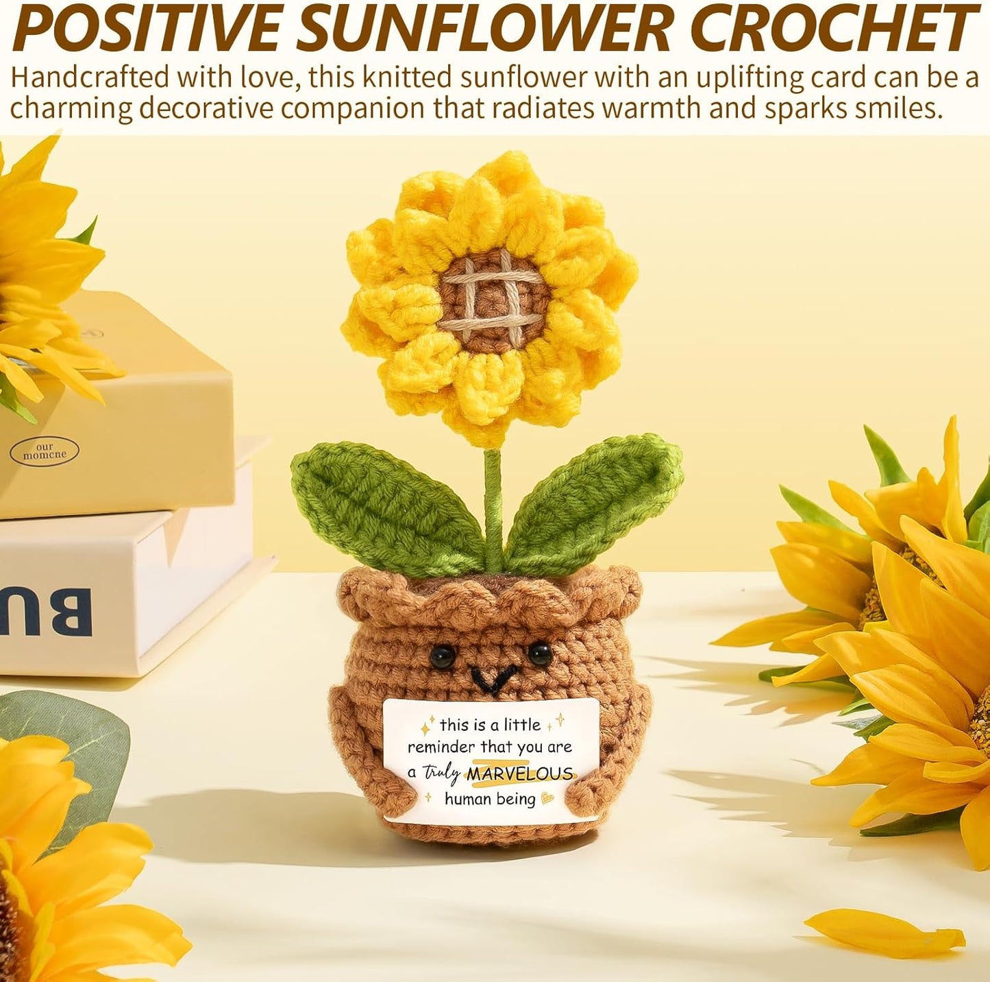 Book Lovers Gifts for Women Bookish Gifts, Book Club Reading Gift for Readers, Sunflower Christmas Birthday Gift Books Theme Item Reading Accessories for Books Lovers Women Friend Bookworm Librarian