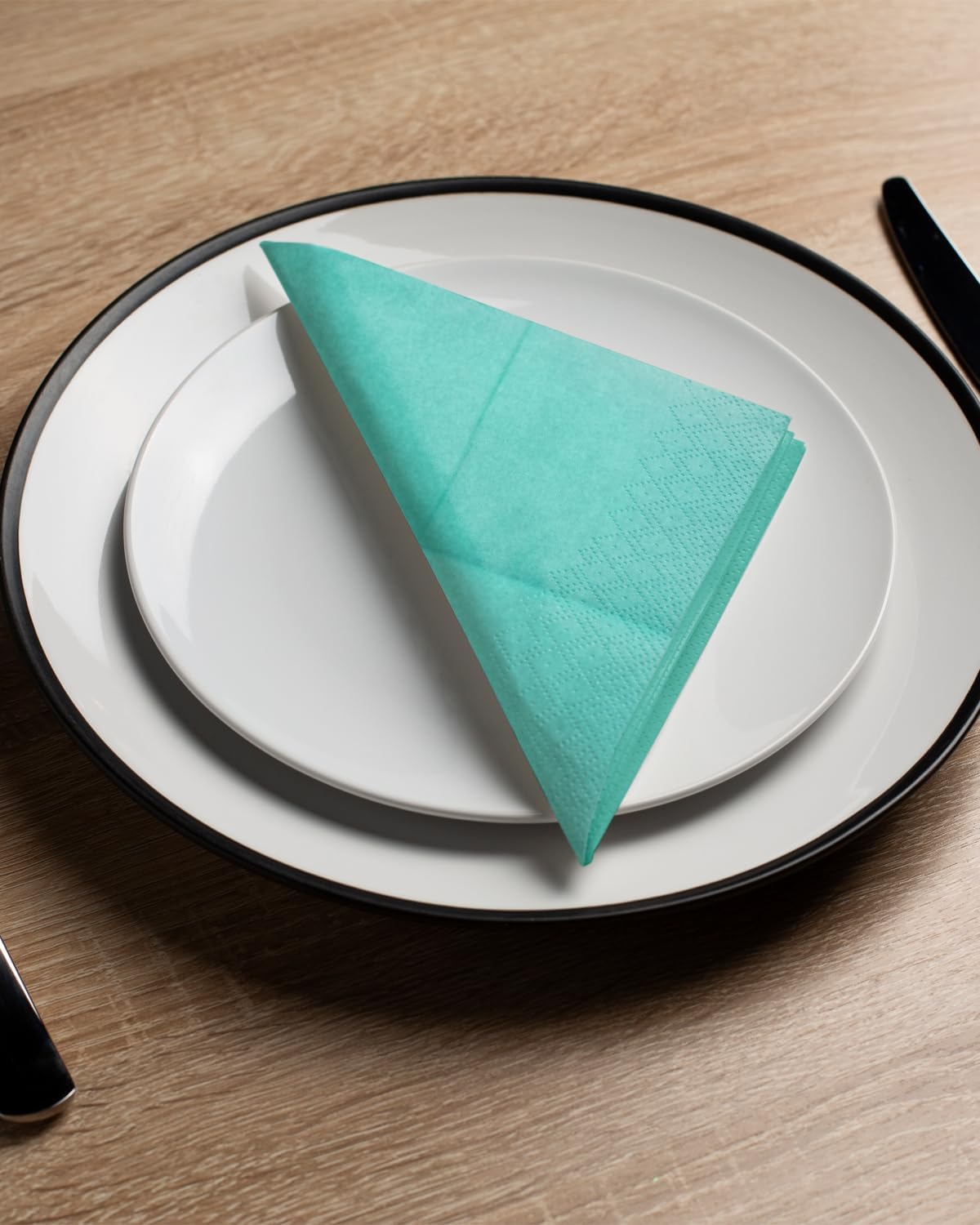 Blue Cocktail Napkins 6 colors 5 * 5inch disposable Beverage Napkin paper for Cocktail, Wedding, Dinner,Brithday Party Dessert Wine Paper Napkins( 120 Count)