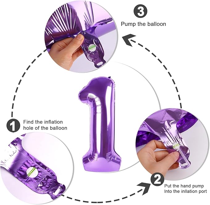 20 Balloon Number 40 Inch Purple, Large Happy 20th Birthday Decorations for Women, Foil Balloon Number for Wedding Marriage Proposa Big Events Family Reunions Party Supplies