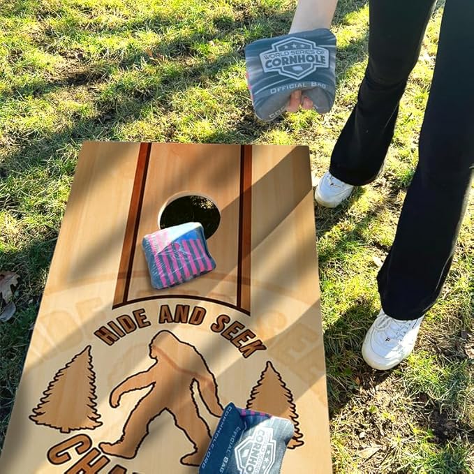 World Series of Cornhole All-Weather Cornhole Boards – Regulation 2x4 PVC Outdoor Cornhole Game Set for Backyard, Beach, Tailgate & Family Fun – Durable, Rust-Free, Tournament-Grade Boards