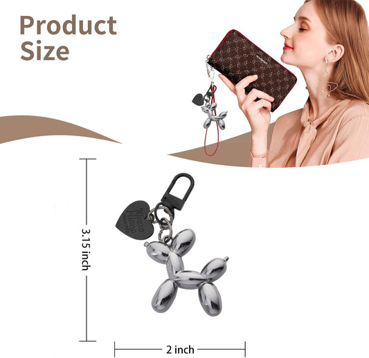 Balloon Dog Keychain Cute Bag Charm Handbag Purse Key Accessories