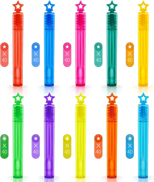 500 PCS Mini Bubble Wands,Bubble Party Favors Assortment Toys for Kids,Themed Birthday, Halloween, Goodie Bags, Carnival Prizes, Wedding, Bubble Maker Toys for Kids,Outdoor Gifts for Girls & Boys