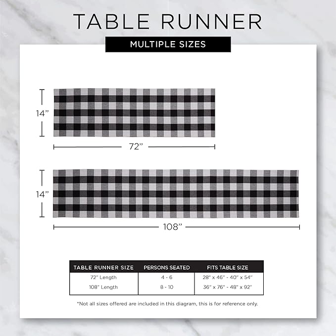 DII Jute Burlap Collection Kitchen Tabletop, Table Runner, 14x108, Chevron Gray