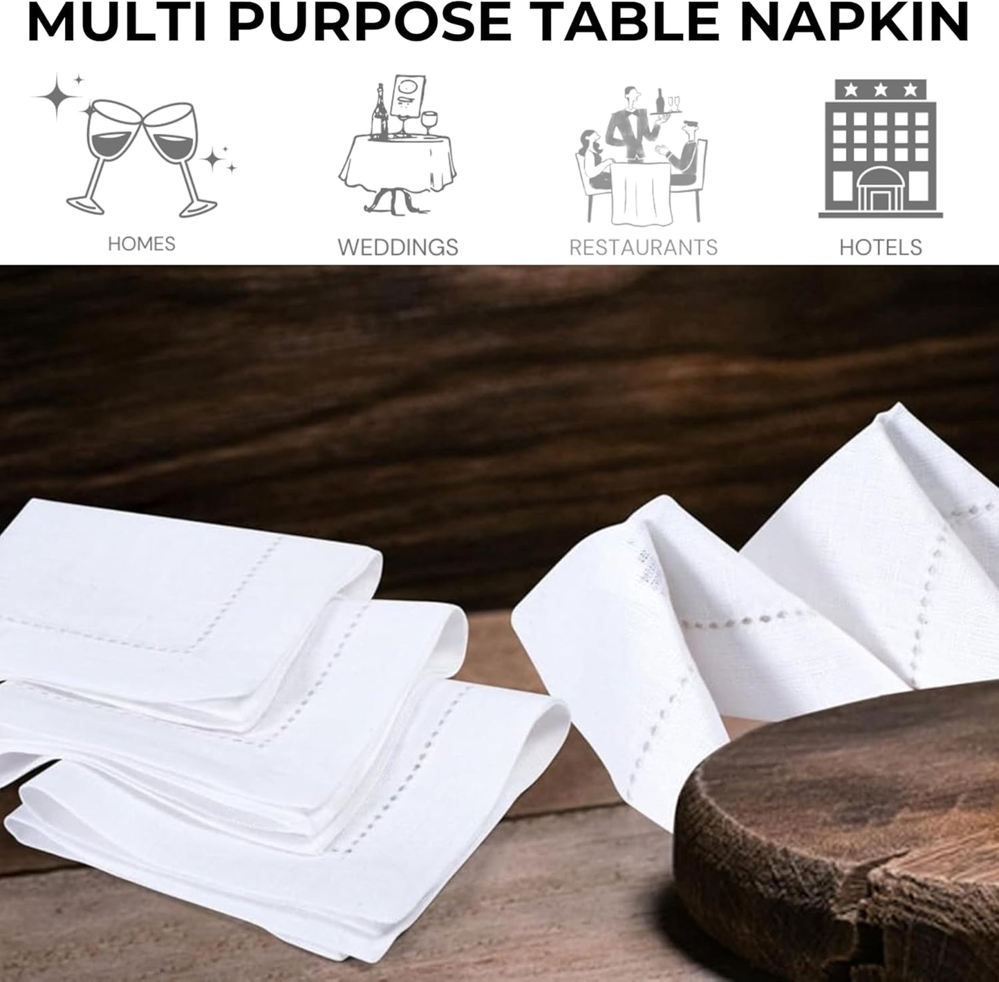 Cloth Napkins, 100% Linen Napkins White, Napkins, Linen Napkins, Dinner Napkins Cloth, Napkins Cloth, Wedding Napkins, Easter Thanksgiving Christmas Napkins 18x18 Cloth Napkins Set of 6