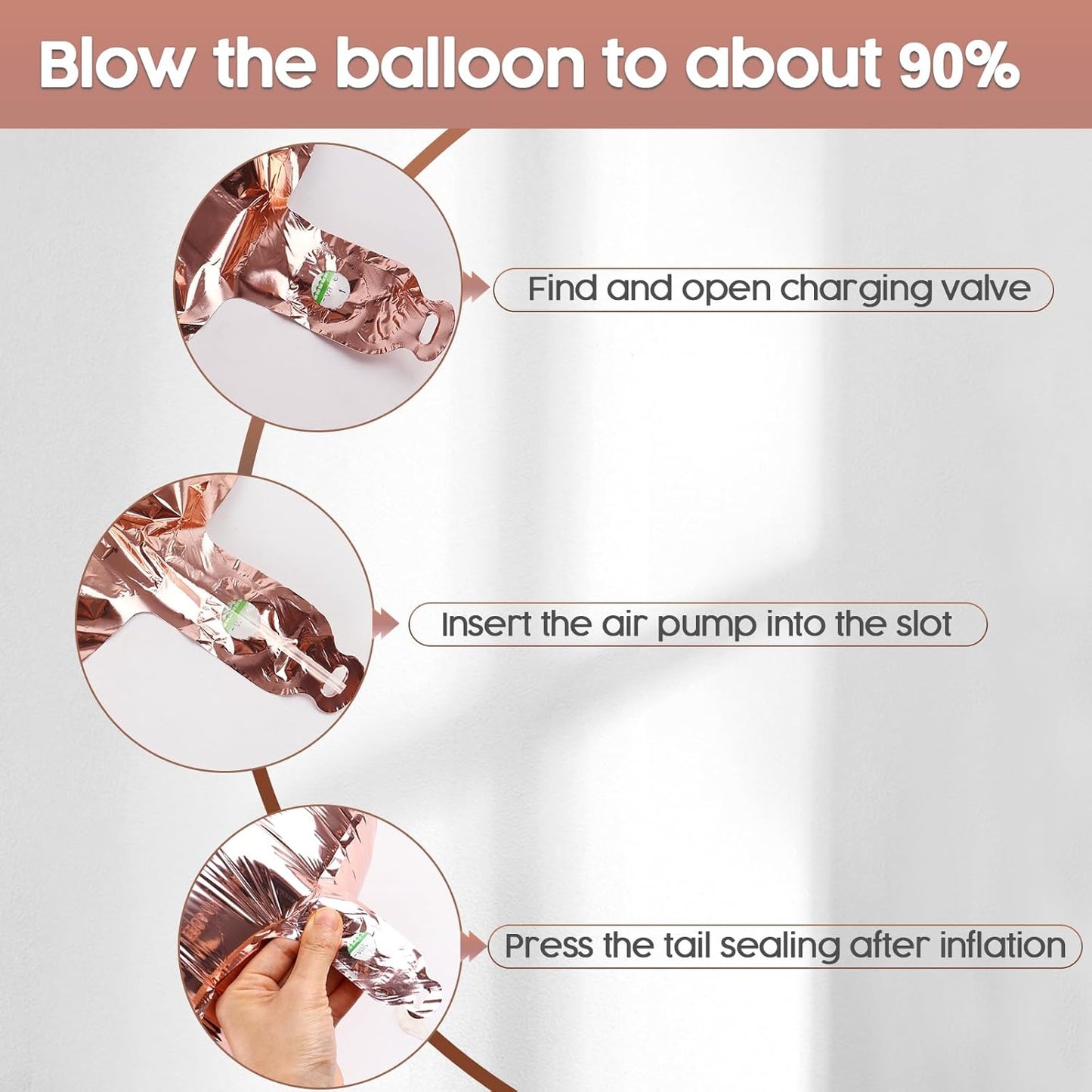 2026 Balloon - Rose Gold Birthday Number Balloons, 40 Inch Large Foil Balloons for Men Women Boys Girls Rose Gold Themed Birthday Decorations,Number 2026 Balloon