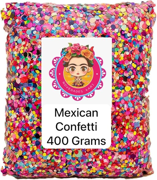 Mexican Fiesta Paper Confetti – Colorful Party Confetti Bulk Bag 0.88 lb (400g), Table Confetti for Parties, Weddings, Cinco de Mayo, Easter Eggs & Birthday Decorations