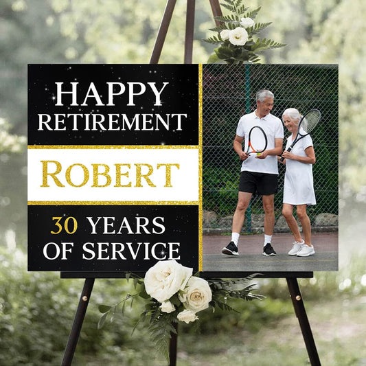 Personalized Retirement Yard Sign, Retirement Celebration Welcome Sign, Retirement Party Sign, Retirement Decorations, Retirement Outdoor Sign, Retirement Home Decor, Retirement Celebration Sign #9