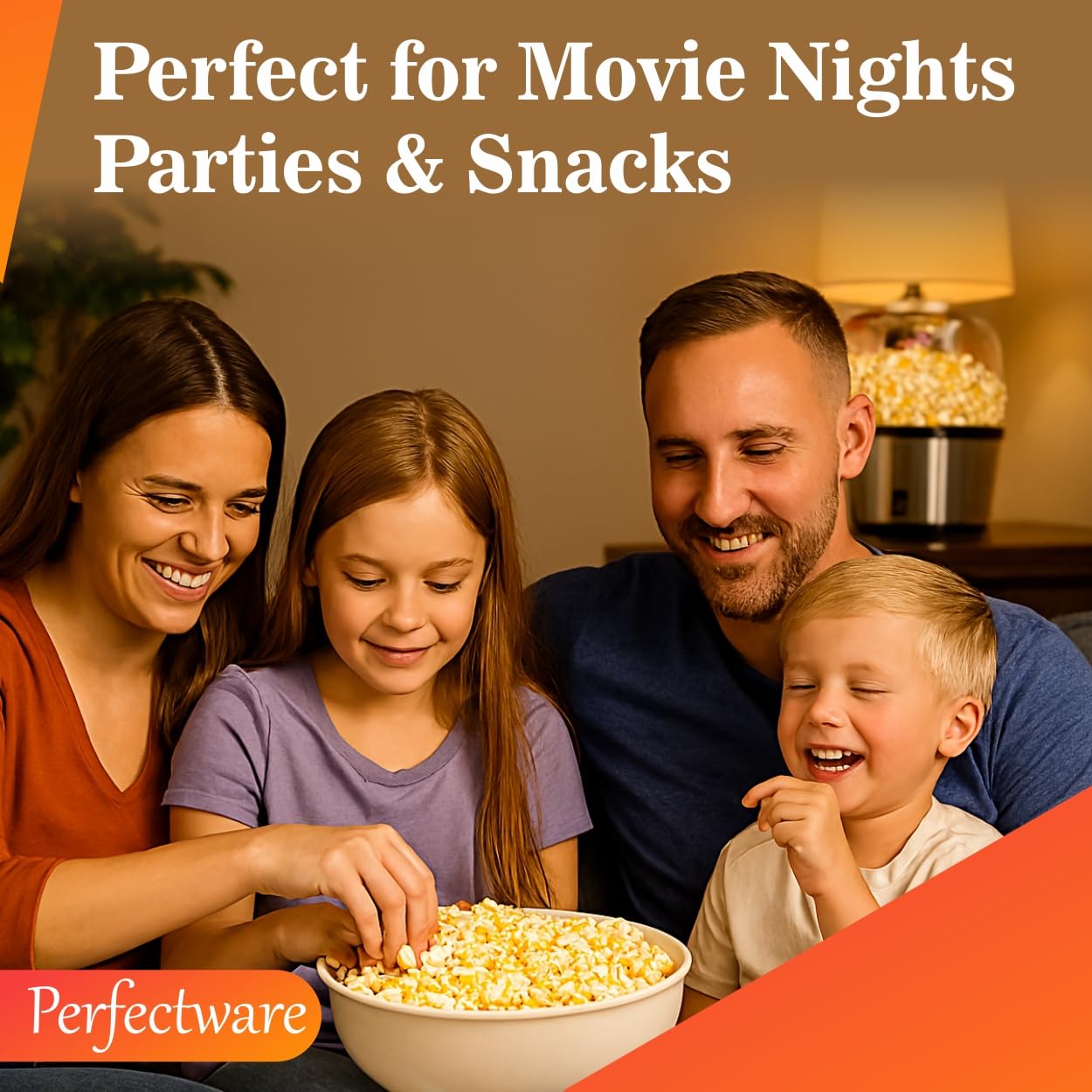 Perfectware Movie Theater Style Popcorn Portion Packs, 10.6 Oz, 3 Count