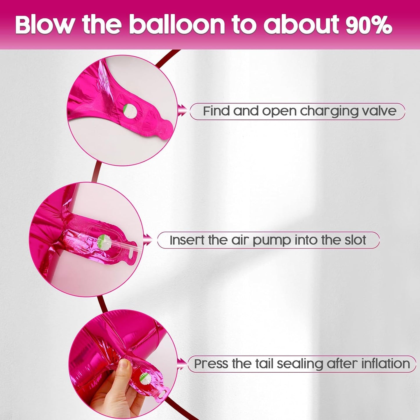 2026 Balloon - Hot Pink Birthday Number Balloons, 40 Inch Large Foil Balloons for Men Women Boys Girls Hot Pink Themed Birthday Decorations,Number 2026 Balloon