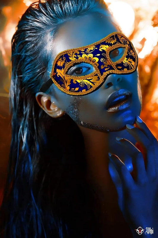 Masquerade Masks Set - Venetian Carnival Masks for Men & Women | Elegant Mardi Gras, Ball, Halloween Costume Masks