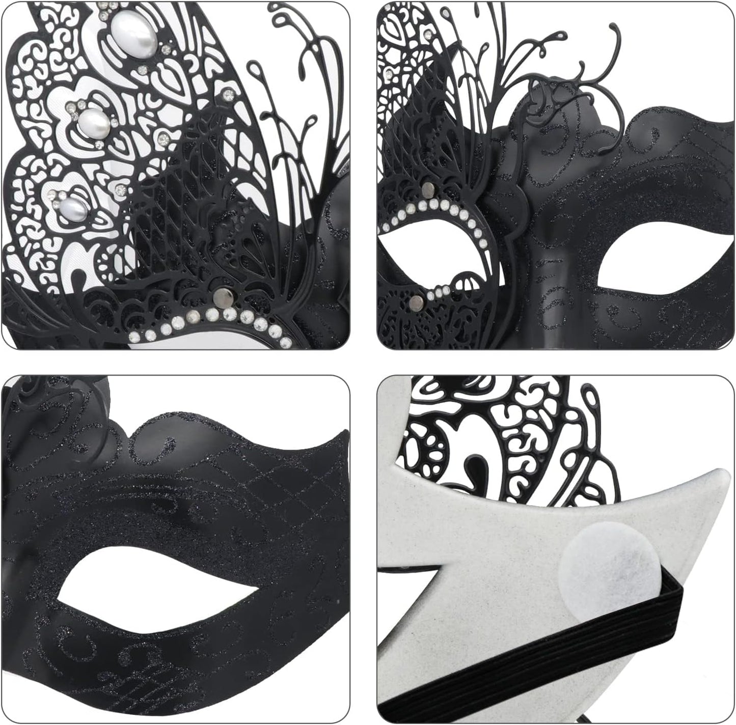 Mysterious Venetian Butterfly Lady Masquerade Halloween Party Mask Evening Prom Ball Mask Bar Costumes Accessory