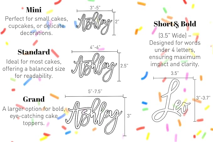 Acrylic Cake Charm, Personalized Cake Topper, Custom Cake Name, Wedding Cake Decoration, Birthday Party Favor Gold Cupcake Tag
