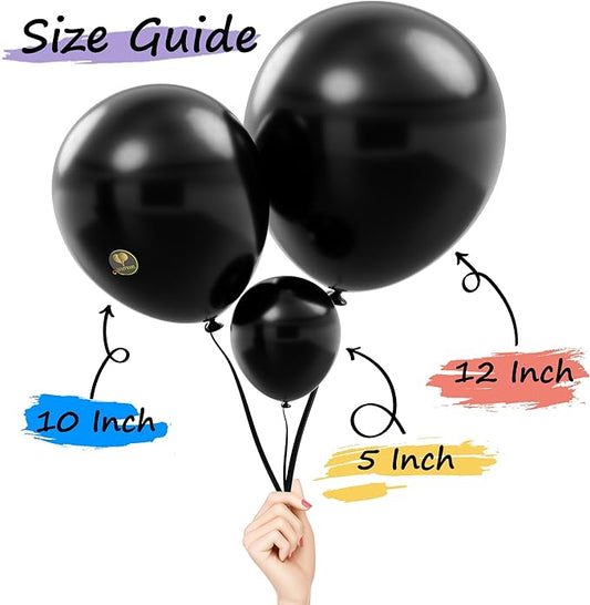 AFTERLOON® Biodegradable Balloons 50 pcs Purple/White 12 Inch Set, Metallic Confetti Thickened Extra Strong Latex Helium Float, for Baby Shower Gender Reveal Garland Wedding Birthday Party Decorations