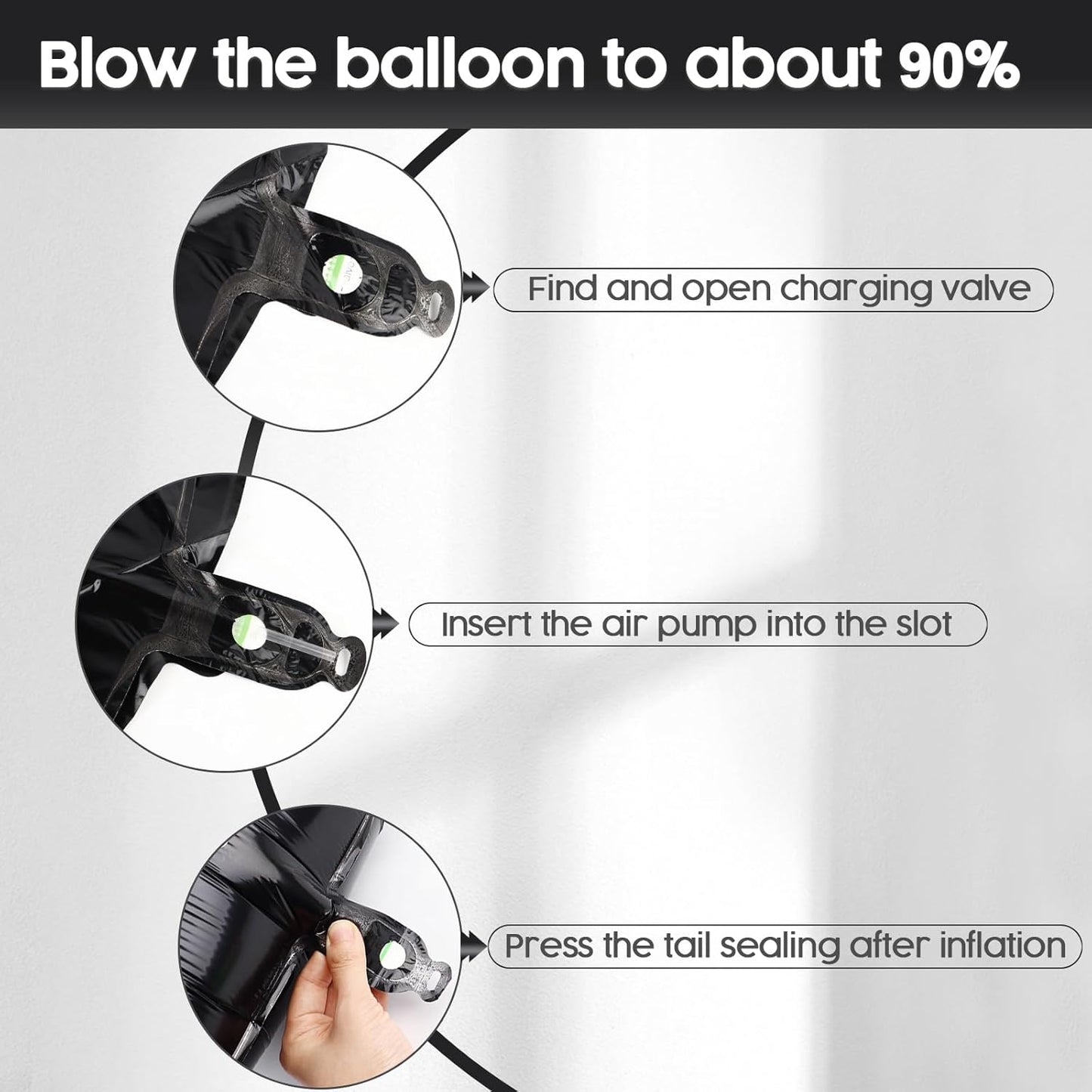 2026 Balloon - Black Birthday Number Balloons, 40 Inch Large Foil Balloons for Men Women Boys Girls Black Themed Birthday Decorations,Number 2026 Balloon