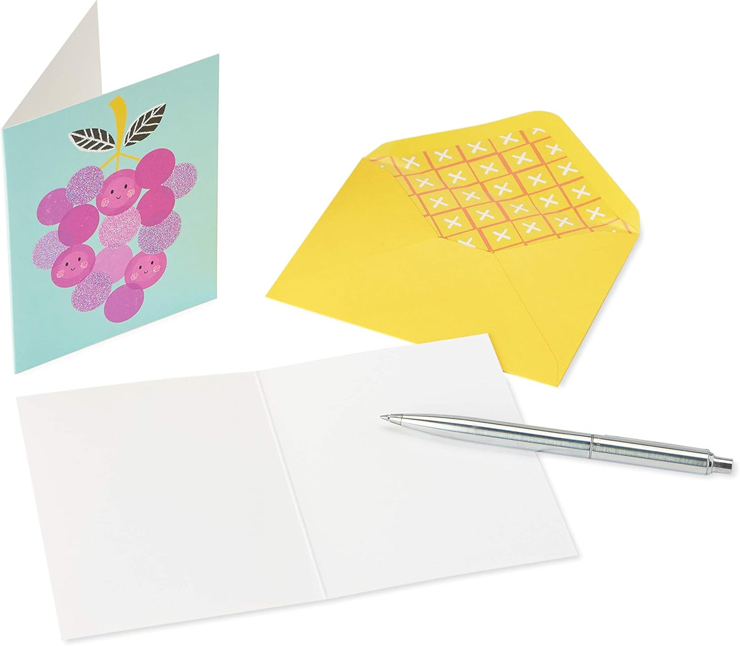Papyrus Blank Cards with Envelopes, Fruit (20-Count)