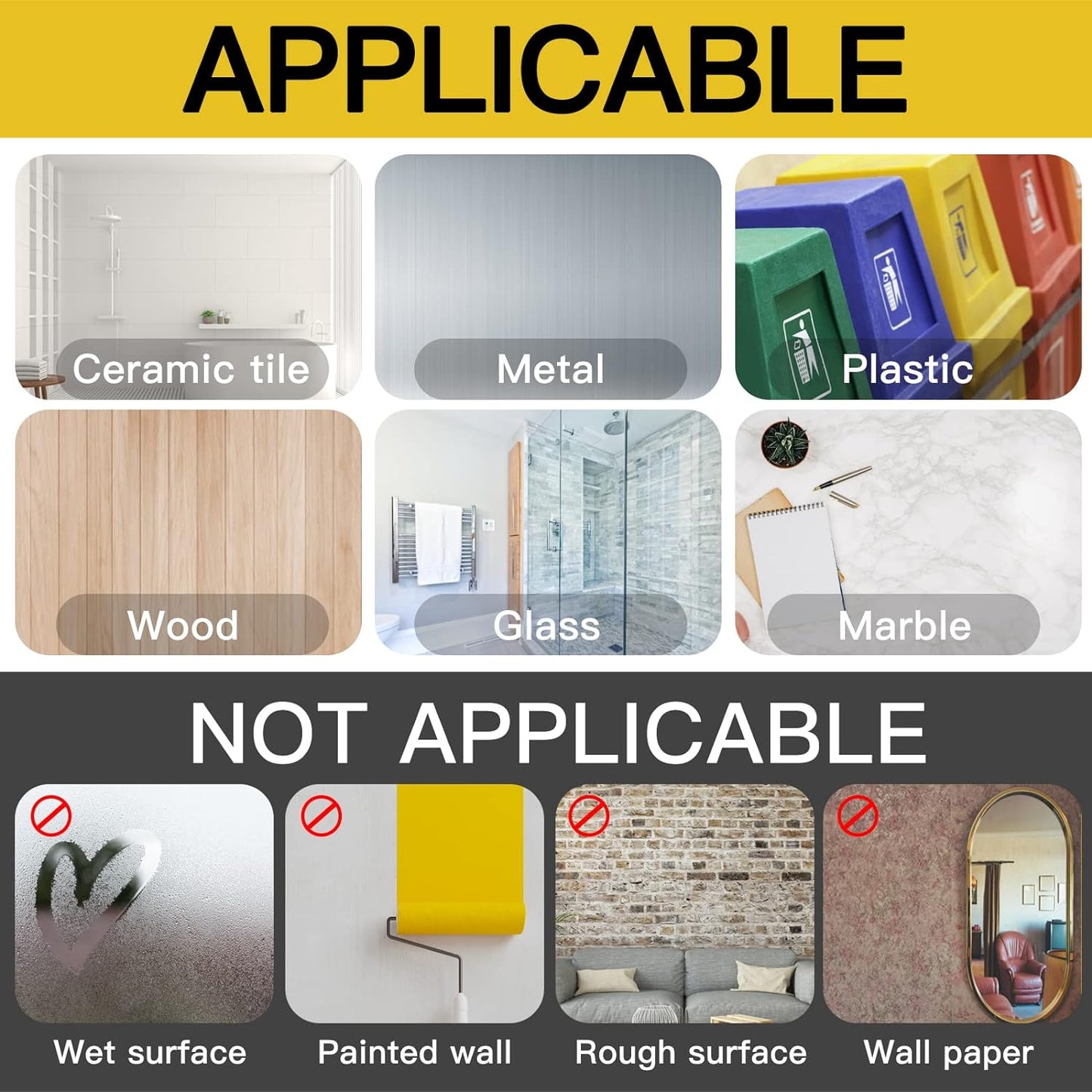Extra Large Double Sided Tape Heavy Duty,1.2" x 200",Nano Adhesive Mounting Tape-Clear, Strong Grip Adhesive Poster Wall Tape for Decoration