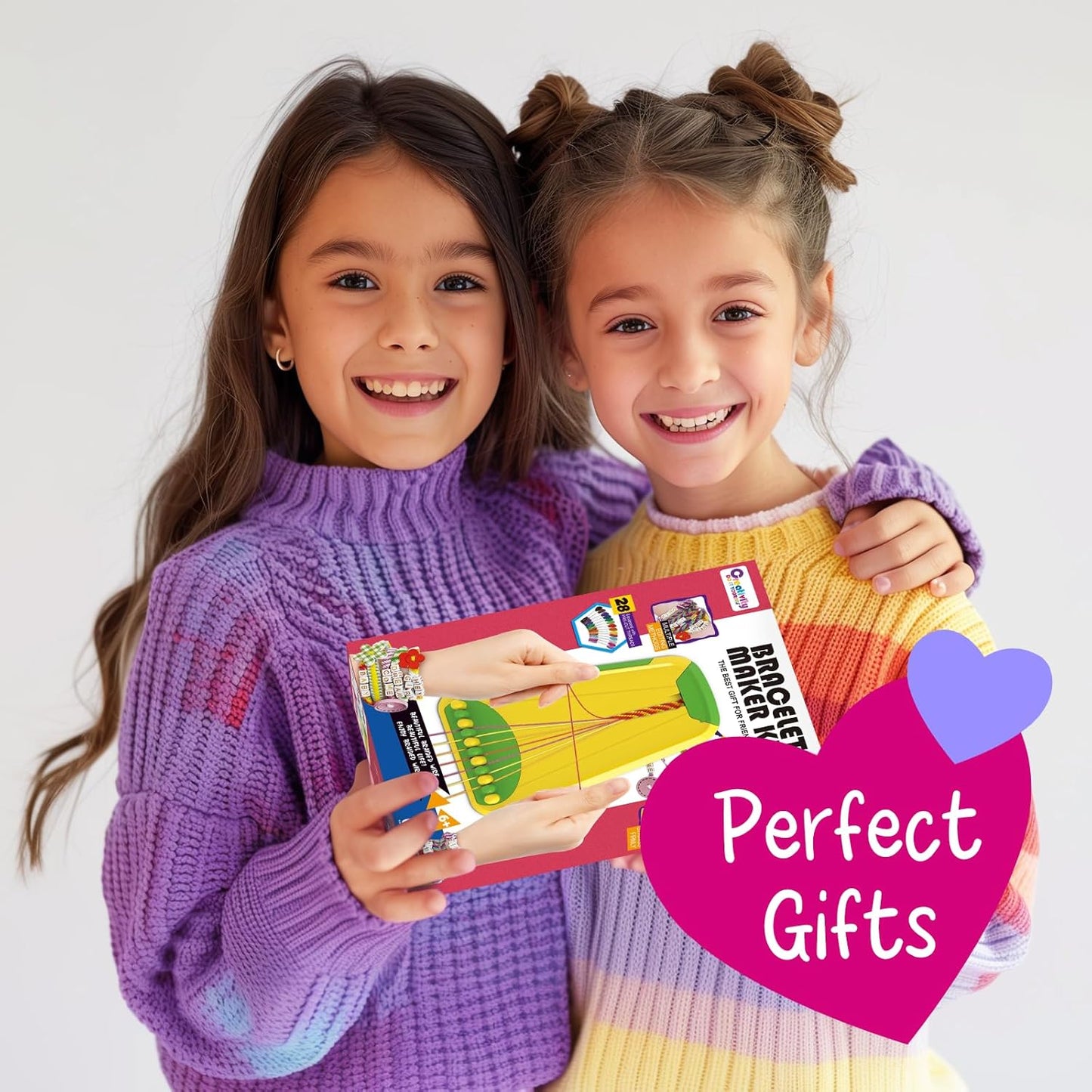 Bracelet Making Kit for Girls - Friendship Bracelet Kit - Christmas Gifts for Ages 6 7 8 9 10 11 12 Year Old Girl Birthday Gifts, Arts and Crafts for Kids Ages 8-12 Teen String Bracelets DIY Maker