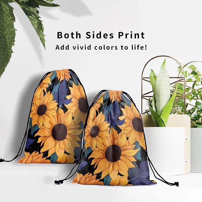 Nerxy Leaf Grip Bags for Gymnastics Tropical Leaves Grip Bag Botanical Drawstring Storage Bags