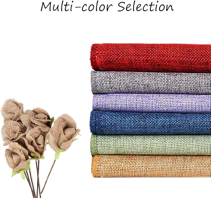 Burgundy Valentines Day Decor Table Runner Burlap Table Cloth 2 Packs Farmhouse Natural Burlap Table Runners Jute for Bridal Shower Party Style Living Room Decorations