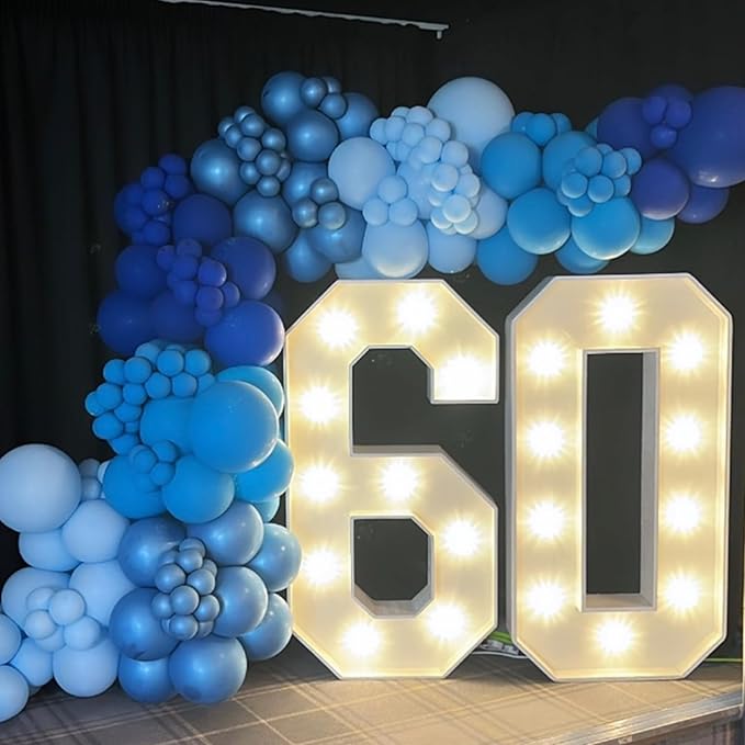 Royal Blue Balloons 12 inch, Royal Blue Latex Balloons 50pcs Party Balloons for Graduation Baby Shower Wedding Baseball Birthday Party Decorations