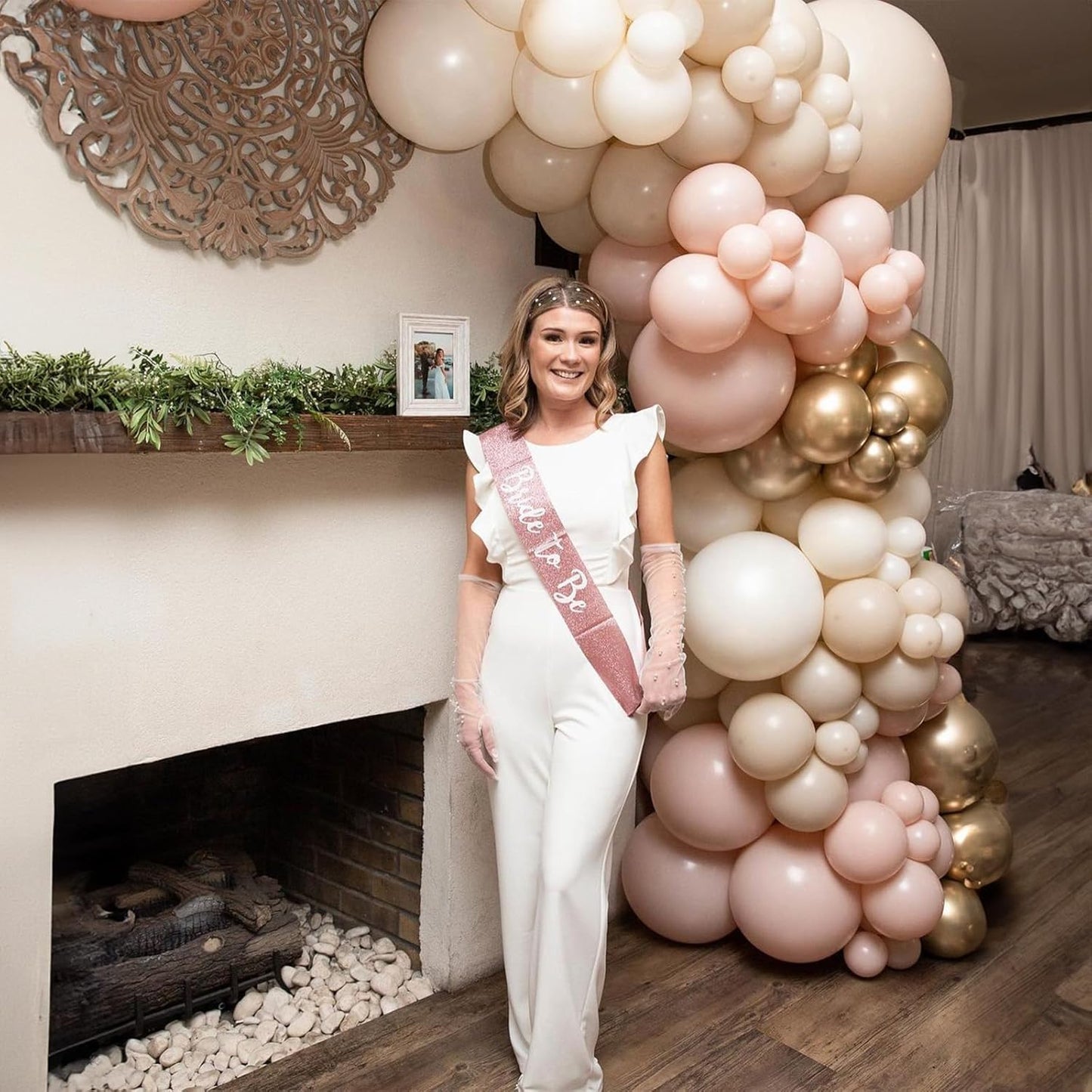 White Sand Balloons 5 Inch, 60 Pcs Small Beige Latex Cream 5'' Mini Matte Retro Off-White Neutral Helium for Birthday Wedding Baby Shower Party Decorations