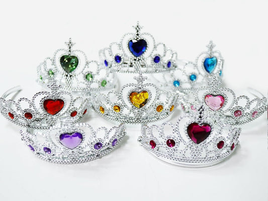 S & E TEACHER'S EDITION 32 Pcs Tiaras Crown Set, Princess Dress Up Costume Party Accessories Costume Xmas Party Favor Plastic Crown for Girls Women Kids