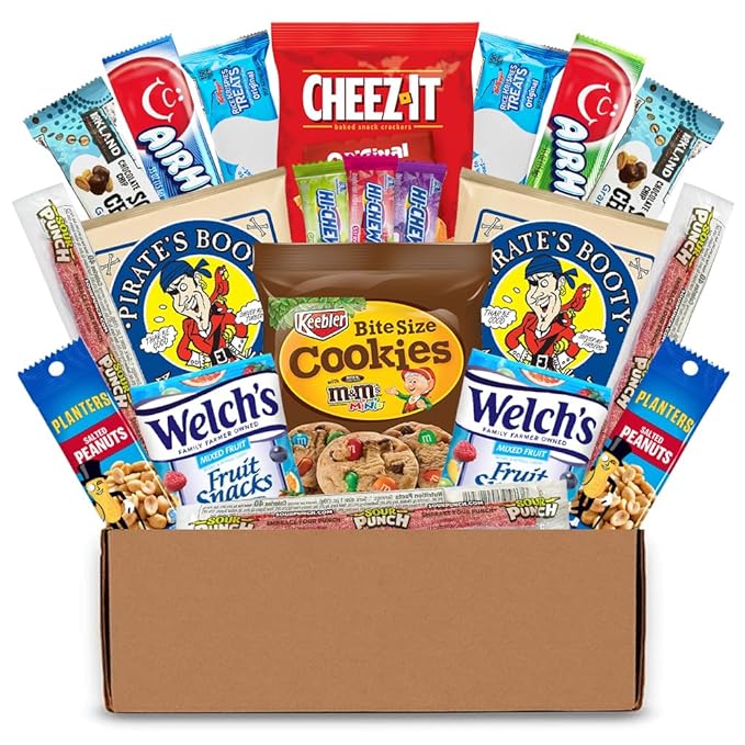 Hangry Kits Get Well Soon Basket For Men, Boys, Women & Girls - Send A Get Well Soon Basket, Sick Care Package To An Unwell Friend Or Loved One In Hospital, After Surgery & Recovery. (Get Well Soon 2)