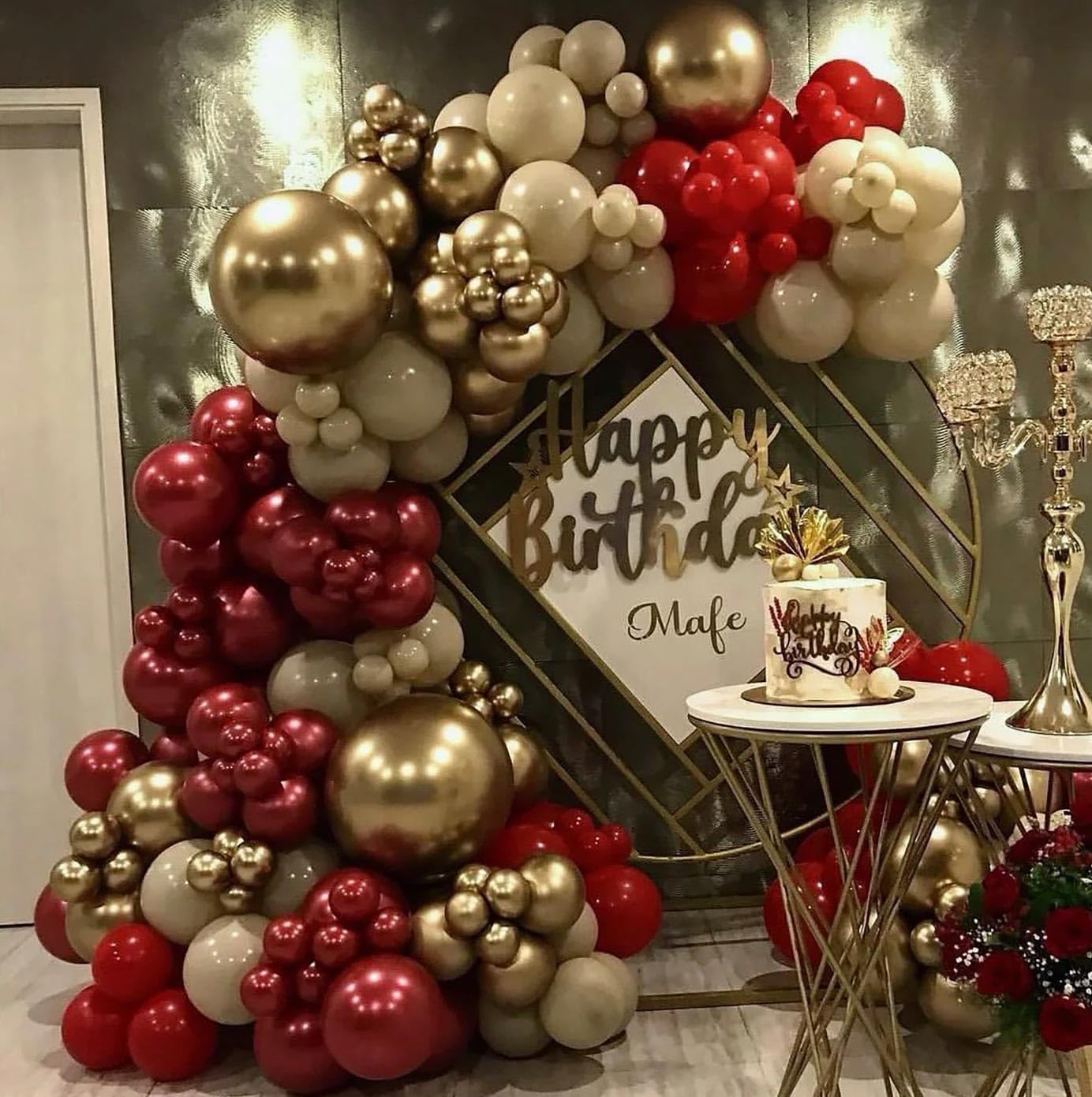 KALOR 18 Inch Red Balloons, 10 Pcs Matte Latex Balloons Big Round Balloons for Wedding, Baby Shower, Birthday Party and Event Decoration
