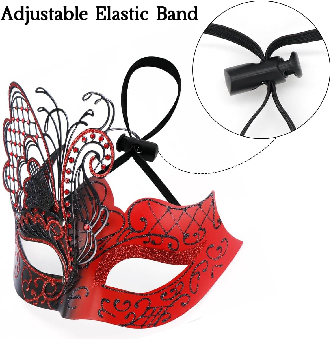 Mysterious Venetian Butterfly Lady Masquerade Halloween Party Mask Evening Prom Ball Mask Bar Costumes Accessory