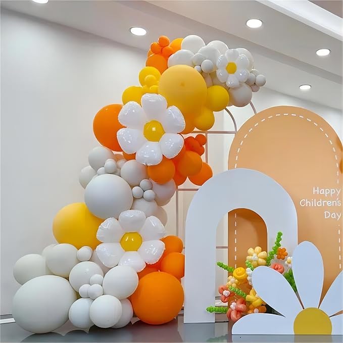Orange Balloons, 140pcs 18 12 10 5 Inch Different Sizes Pack Party Latex Balloons for Birthday Halloween Holiday Balloon Garland as Party Decorations