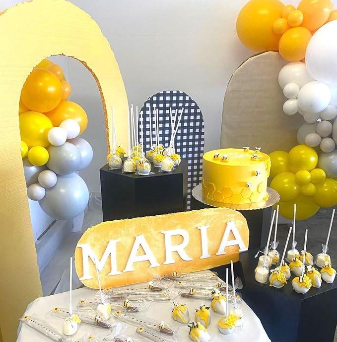 Yellow Gold Confetti Party Balloons, 50pcs12 inch Mustard Light Yellow Gold Latex Balloons for Birthday Wedding Bride Sunflower Theme Party Decoration