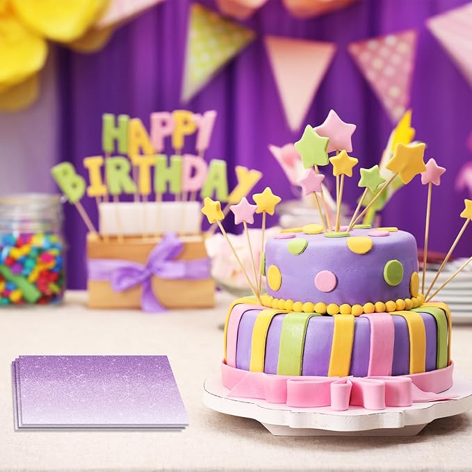 40PCS Ombre Purple Party Supplies Gradient Pastel Purple Napkins Cocktail Napkins Disposable Napkins for Girl Woman Lavender Sprinkle Wedding Birthday Anniversary Party supplies