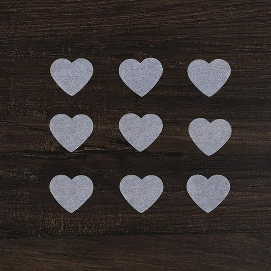 BATTIFE 7.1 Oz White Heart Shaped Confetti, 40000Pcs Tissue Paper, Table Confetti for Wedding Celebrations Party, 200 Gram