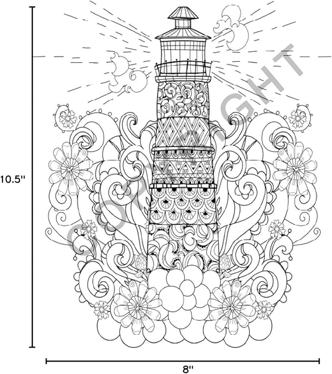 ZOCO Oceans – Custom Coloring Books – 150 Bulk Pack – Relaxation Gifts for Adults, Seniors & Teens – Great for Wellness Programs, Group Activities & Assisted Living – Add Your Imprint