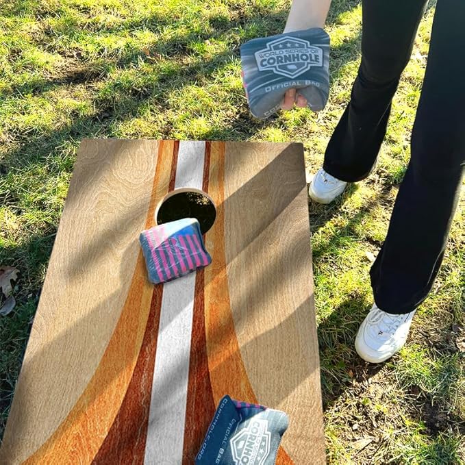 World Series of Cornhole All-Weather Cornhole Boards – Regulation 2x4 PVC Outdoor Cornhole Game Set for Backyard, Beach, Tailgate & Family Fun – Durable, Rust-Free, Tournament-Grade Boards