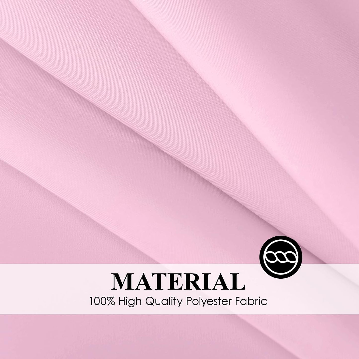 Rectangle Tablecloths 90x132 Inch 2 Pack Pink Tablecloth Washable Decorative Linen Polyester Table Cloths for Dining Table Banquets Buffet Parties and Wedding