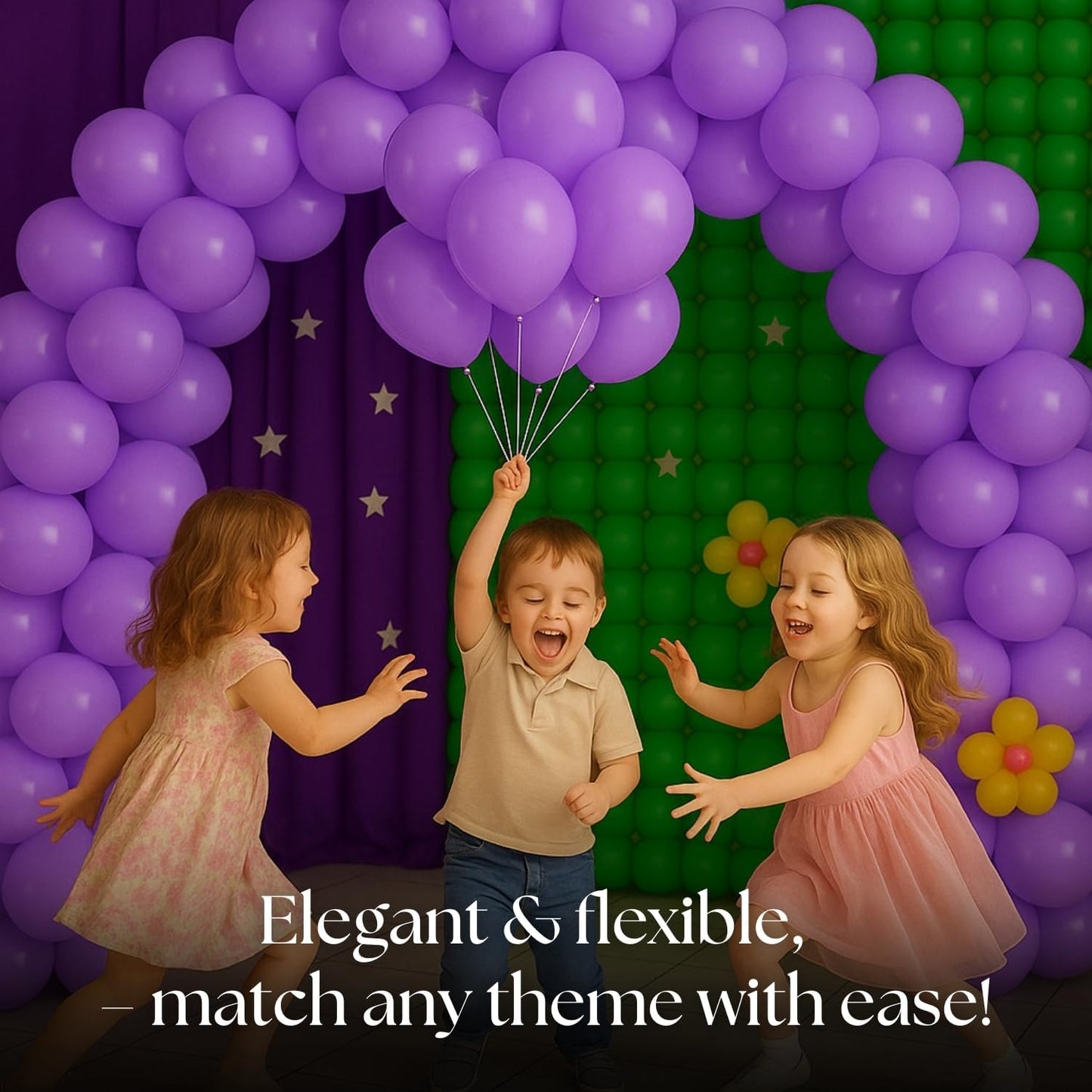 Monty 9 Inch Pastel Violet Latex Balloons Pack of 2 (100 pcs) – Party Decorations, Birthdays, New Year, Anniversaries, Christmas, Baby Shower & Weddings Decor