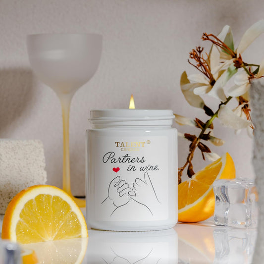 Best Friend Candle - Friendship Gifts for Women & Men - Scented Candle Funny Birthday Gifts - Champagne Cassis & Honey Scented Candle