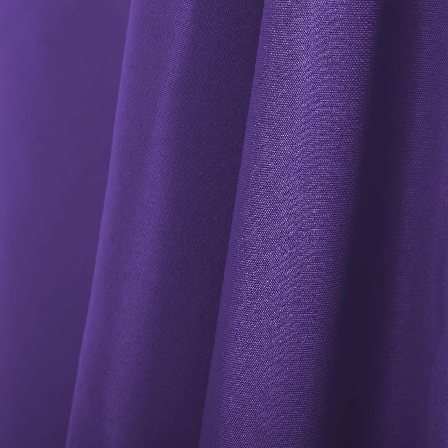 Ascoza 2pack 90x156 Inch Purple Rectangular Tablecloth 8 Feet Table Cloth in Polyester Fabric for Wedding/Banquet/Restaurant/Parties