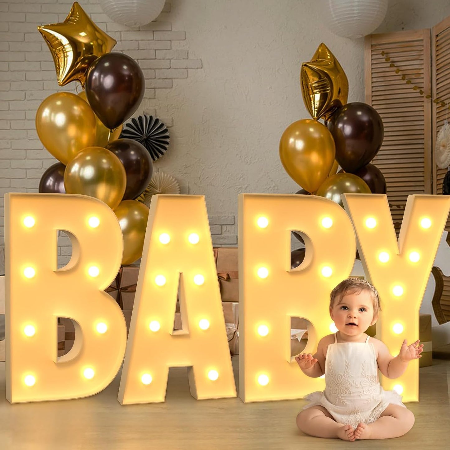 Marquee Letters 3 Feet Tall Large Light Up Letters Y Baby Shower Decorations Marry Me Engagement Party Decor Yellow Light Birthday Decorations Balloon Arch Kit Foam Sign Y