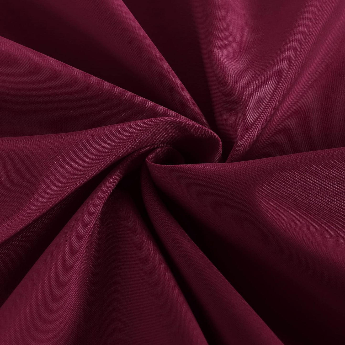 Obstal 2 Pack Fitted Table Covers for 6 Foot Tables - Water Resistant Washable Fabric Polyester Rectangle Table Cover Protector for Wedding, Banquet and Trade Shows, 72L x 30W x 30H Inches, Burgundy