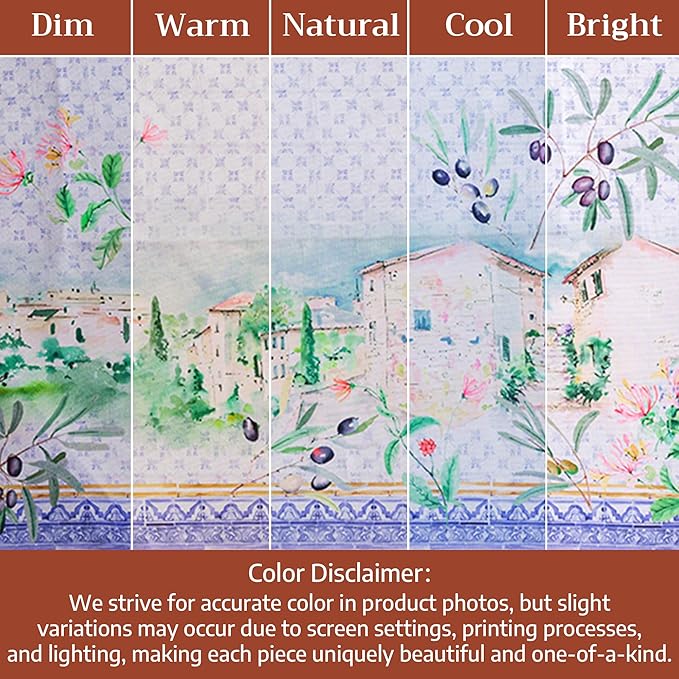 Maison d' Hermine Premium Table Cloth Rectangle Table 100% Combed Cotton 140 x 70 Inches Tablecloth Reusable Decorative for Dining Room, Farmhouse, Home, Party, Festive & Wedding - Luberon