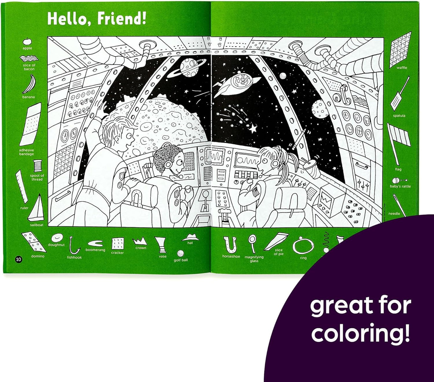 Highlights for Children Hidden Pictures 2023 Activity Books for Kids Ages 6 and Up, 4-Book Set of Travel-Friendly Screen Free Seek and Find Fun, Doubles as Coloring Pages