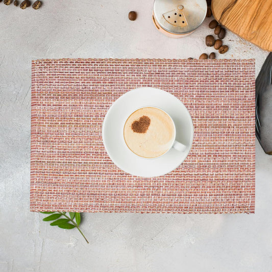 Urban Villa Fall Placemats for Dining Table 100% Cotton Harvest Colors Placemats Set of 6 14''x 20’’ Tone Tone Weave Table Mats Durable Washable Ideal for Every Day Use Parties Thanks Giving Wedding